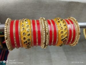 Red yellow chuda