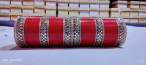 red punjabi chura