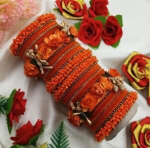 Flower chooda for haldi and mahandi - Image 5