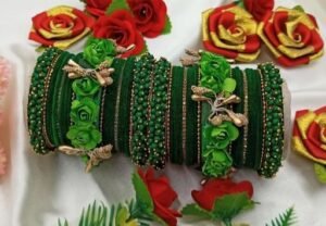 Flower chooda for haldi and mahandi - Image 2