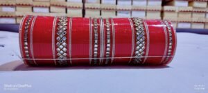 red punjabi chura