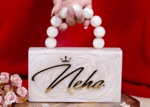 Royal Personalized Clutch for bride