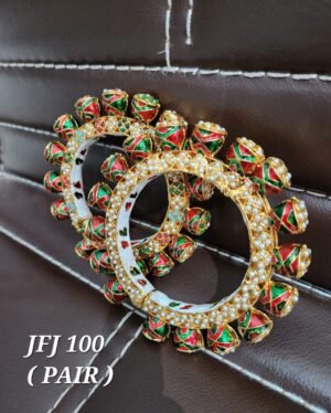Latest Unique Designer rajwadi  Jadau kade - Image 37