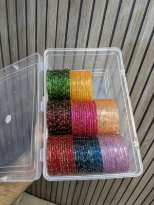 bangles are made of glass