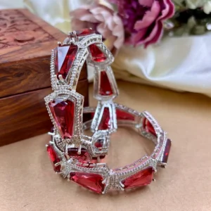 American Diamond Rani Color Bangles
