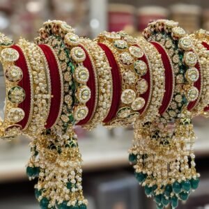 Rajwadi Bridal Chuda Set